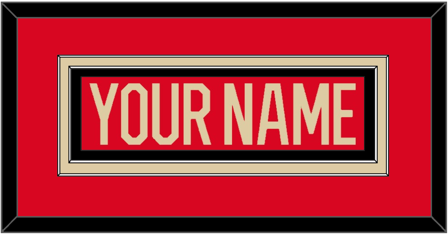 Canada Men’s Hockey Nameplate - 2025 4 Nations Red - Signature Tier 2