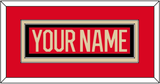 Canada Men’s Hockey Nameplate - 2025 4 Nations Red - Double Mat 2