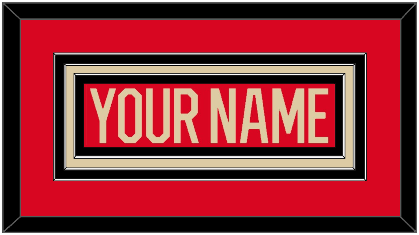 Canada Men’s Hockey Nameplate - 2025 4 Nations Red - Premier Tier 2
