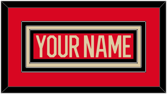Canada Men’s Hockey Nameplate - 2025 4 Nations Red - Premier Tier 2