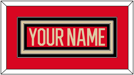 Canada Men’s Hockey Nameplate - 2025 4 Nations Red - Premier Tier 2