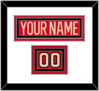 Canada Men’s Hockey Nameplate & Number (Shoulder) - 2025 4 Nations Red - Premier Tier 1