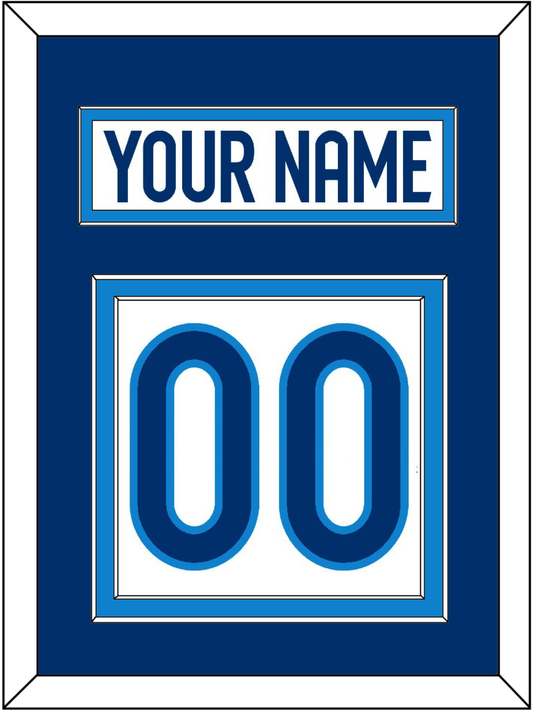 Finland Men's Hockey Nameplate & Number (Back) - 2025 4 Nations White - Signature Tier 2
