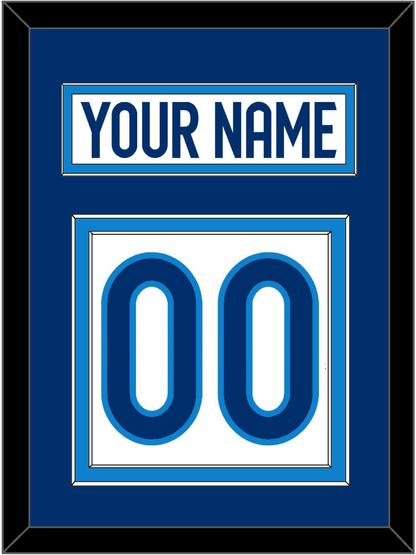 Finland Men's Hockey Nameplate & Number (Back) - 2025 4 Nations White - Signature Tier 2
