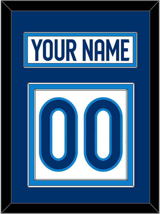 Finland Men's Hockey Nameplate & Number (Back) - 2025 4 Nations White - Signature Tier 2