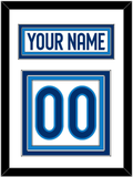 Finland Men's Hockey Nameplate & Number (Back) - 2025 4 Nations White - Triple Mat 1