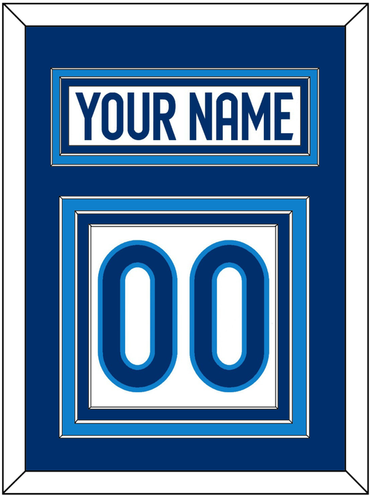 Finland Men's Hockey Nameplate & Number (Back) - 2025 4 Nations White - Premier Tier 2