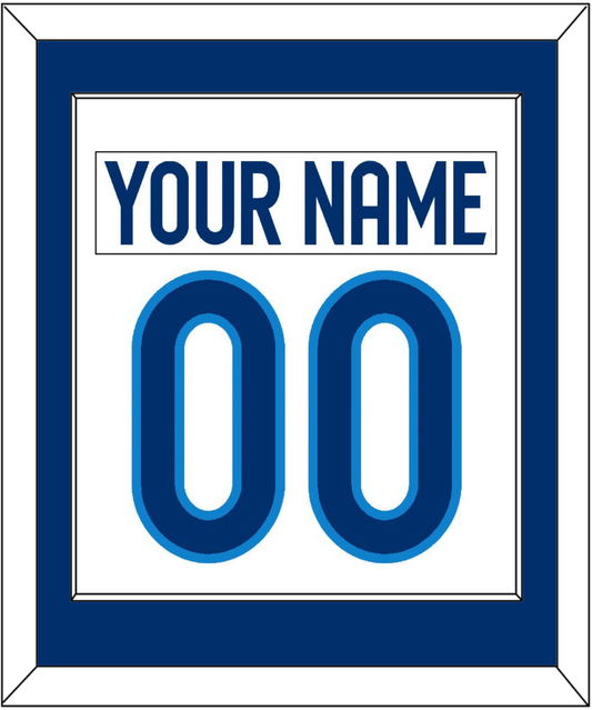 Finland Men's Hockey Nameplate & Number (Back) Combined - 2025 4 Nations White - Essential Tier 1