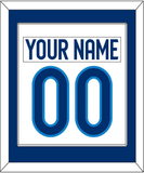Finland Men's Hockey Nameplate & Number (Back) Combined - 2025 4 Nations White - Single Mat 1