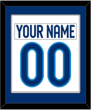 Finland Men's Hockey Nameplate & Number (Back) Combined - 2025 4 Nations White - Single Mat 1