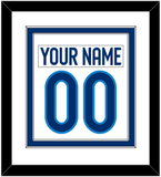 Finland Men's Hockey Nameplate & Number (Back) Combined - 2025 4 Nations White - Double Mat 1