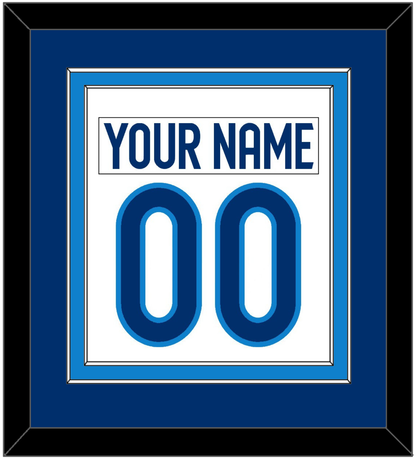 Finland Men's Hockey Nameplate & Number (Back) Combined - 2025 4 Nations White - Signature Tier 2