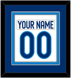 Finland Men's Hockey Nameplate & Number (Back) Combined - 2025 4 Nations White - Double Mat 2
