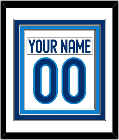 Finland Men's Hockey Nameplate & Number (Back) Combined - 2025 4 Nations White - Premier Tier 1