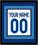 Finland Men's Hockey Nameplate & Number (Back) Combined - 2025 4 Nations White - Triple Mat 2