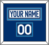 Finland Men's Hockey Nameplate & Number (Shoulder) - 2025 4 Nations White - Double Mat 2