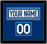 Finland Men's Hockey Nameplate & Number (Shoulder) - 2025 4 Nations White - Double Mat 2