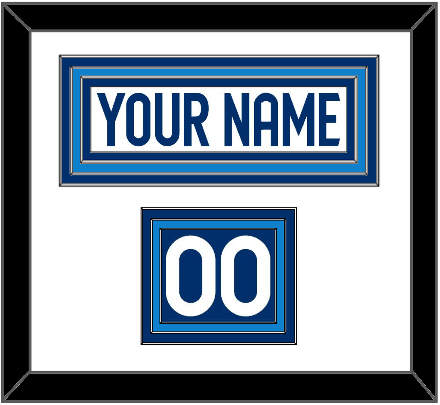Finland Men's Hockey Nameplate & Number (Shoulder) - 2025 4 Nations White - Premier Tier 1
