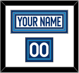 Finland Men's Hockey Nameplate & Number (Shoulder) - 2025 4 Nations White - Triple Mat 1