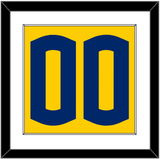 Sweden Men’s Hockey Number - 2025 4 Nations Gold - Single Mat 1