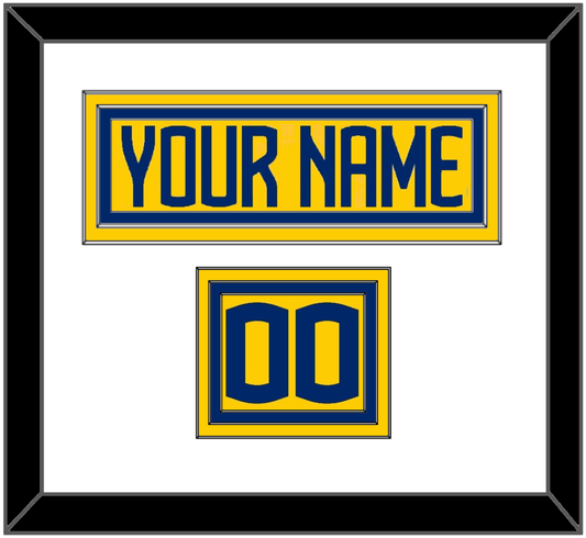 Sweden Men’s Hockey Nameplate & Number (Shoulder) - 2025 4 Nations Gold - Premier Tier 1