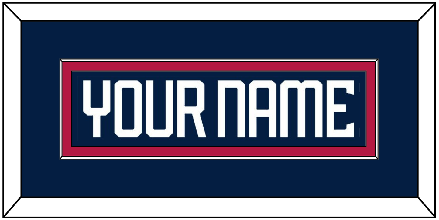 United States Men’s Hockey Nameplate - 2025 4 Nations Blue - Essential Tier 2