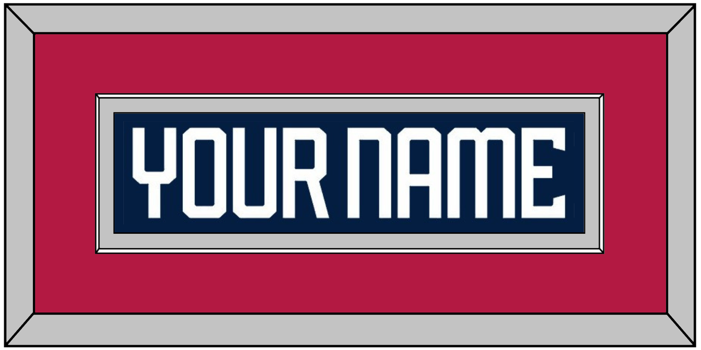 United States Men’s Hockey Nameplate - 2025 4 Nations Blue - Essential Tier 3