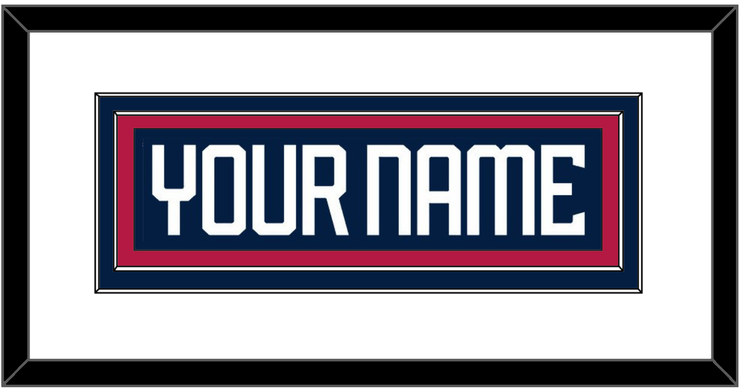 United States Men’s Hockey Nameplate - 2025 4 Nations Blue - Signature Tier 1