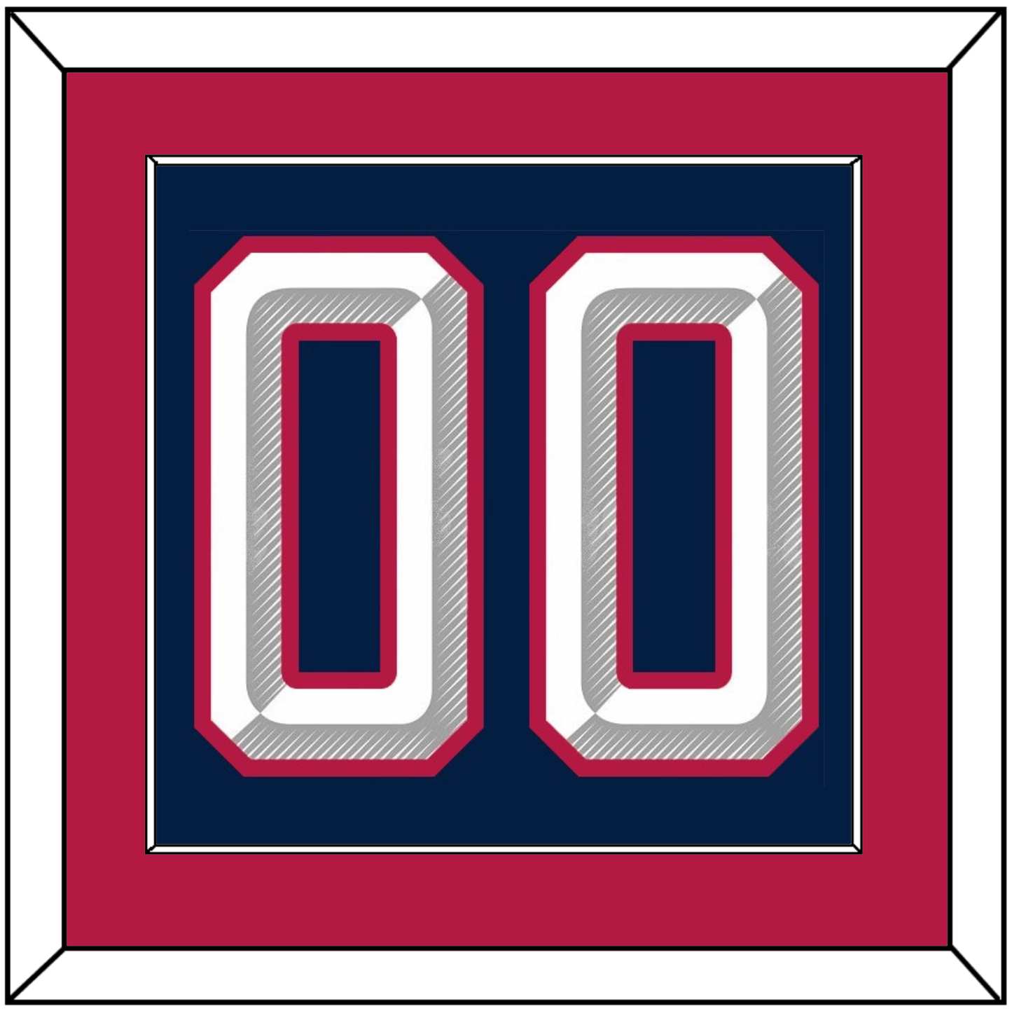 United States Men’s Hockey Number - 2025 4 Nations Blue - Essential Tier 2