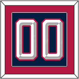 United States Men’s Hockey Number - 2025 4 Nations Blue - Single Mat 2