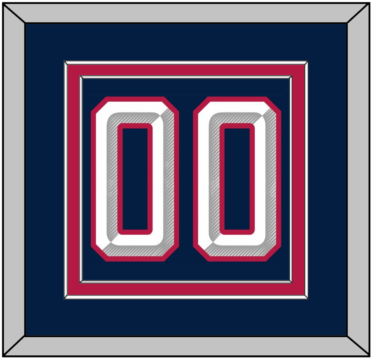 United States Men’s Hockey Number - 2025 4 Nations Blue - Signature Tier 2