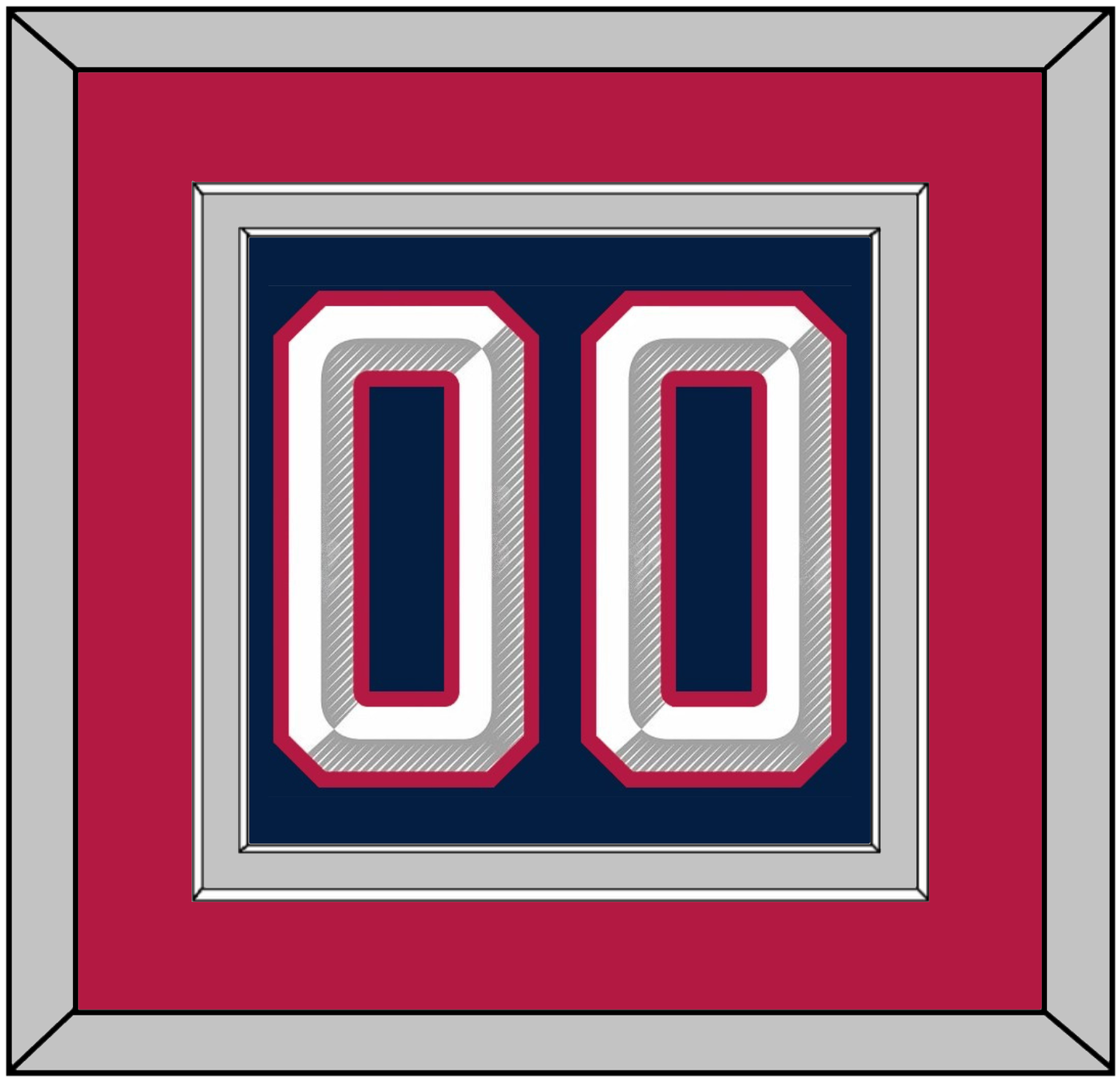 United States Men’s Hockey Number - 2025 4 Nations Blue - Signature Tier 3
