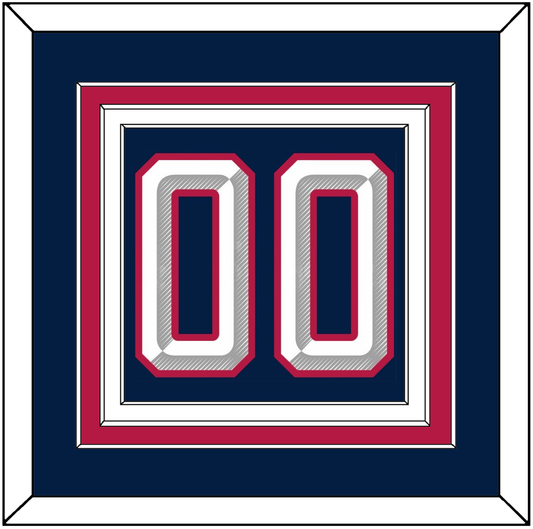 United States Men’s Hockey Number - 2025 4 Nations Blue - Premier Tier 3