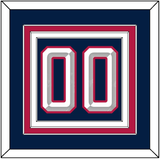 United States Men’s Hockey Number - 2025 4 Nations Blue - Triple Mat 3