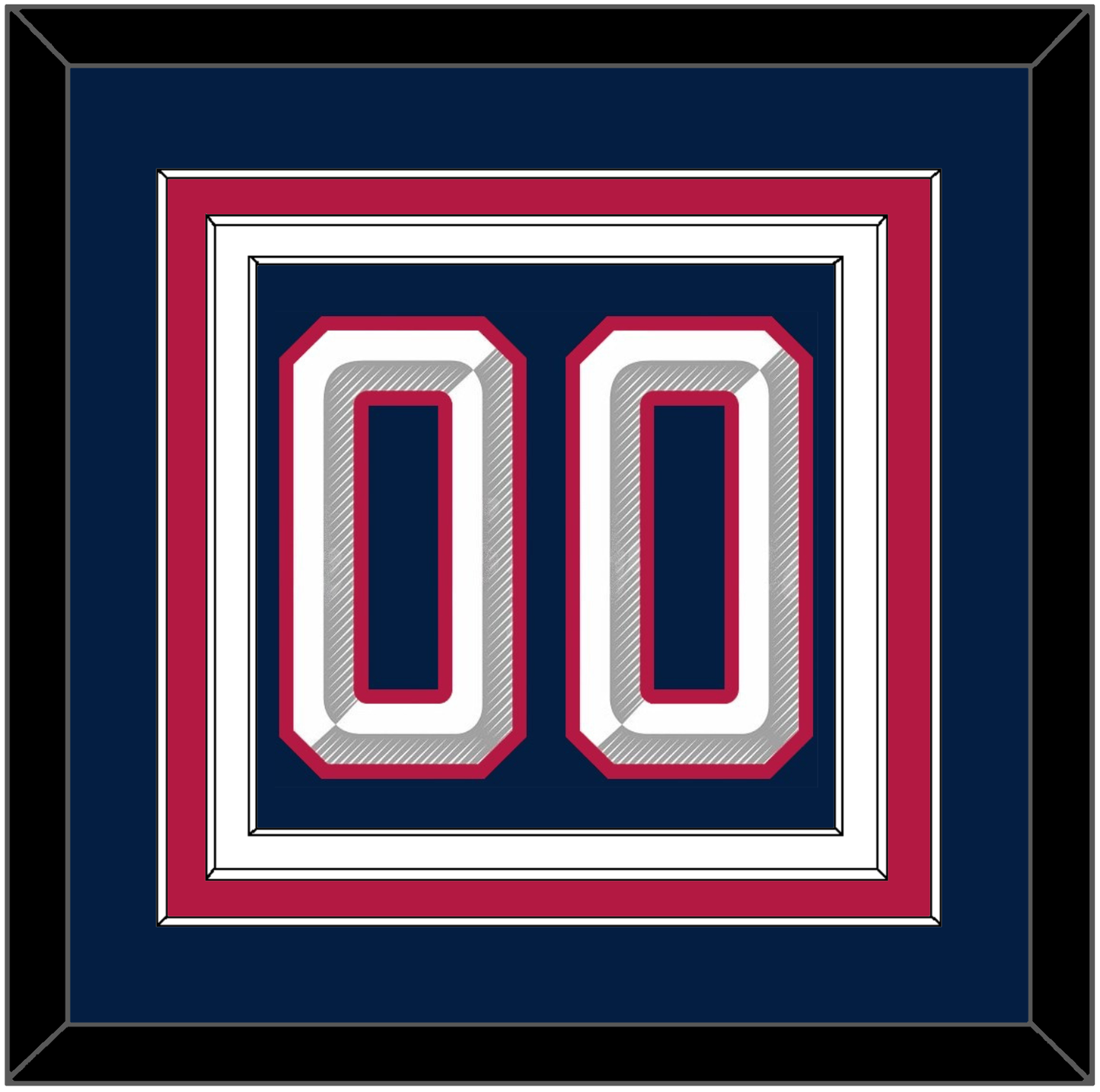 United States Men’s Hockey Number - 2025 4 Nations Blue - Premier Tier 3