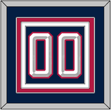 United States Men’s Hockey Number - 2025 4 Nations Blue - Triple Mat 3