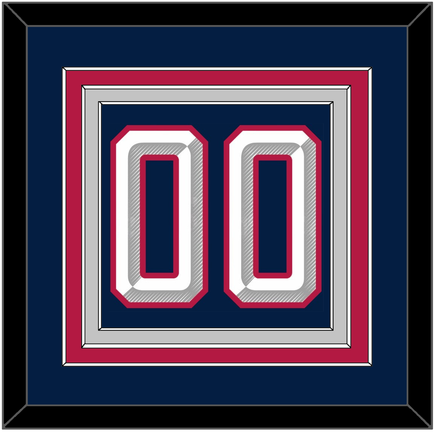 United States Men’s Hockey Number - 2025 4 Nations Blue - Premier Tier 4