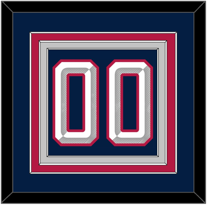 United States Men’s Hockey Number - 2025 4 Nations Blue - Premier Tier 4