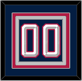 United States Men’s Hockey Number - 2025 4 Nations Blue - Triple Mat 4