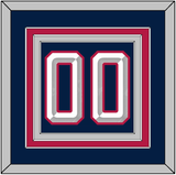 United States Men’s Hockey Number - 2025 4 Nations Blue - Triple Mat 4