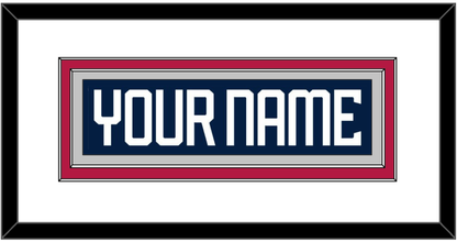United States Men’s Hockey Nameplate - 2025 4 Nations Blue - Signature Tier 2