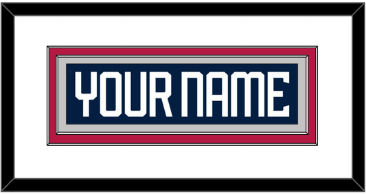 United States Men’s Hockey Nameplate - 2025 4 Nations Blue - Signature Tier 2