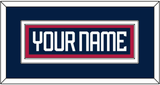 United States Men’s Hockey Nameplate - 2025 4 Nations Blue - Double Mat 3