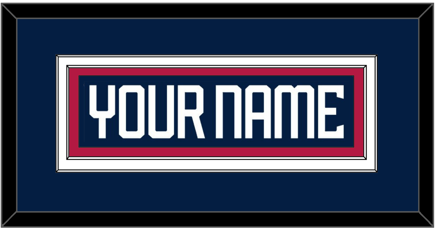 United States Men’s Hockey Nameplate - 2025 4 Nations Blue - Signature Tier 3
