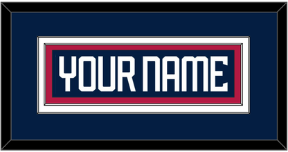 United States Men’s Hockey Nameplate - 2025 4 Nations Blue - Signature Tier 3