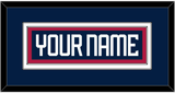 United States Men’s Hockey Nameplate - 2025 4 Nations Blue - Double Mat 3