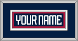 United States Men’s Hockey Nameplate - 2025 4 Nations Blue - Double Mat 3