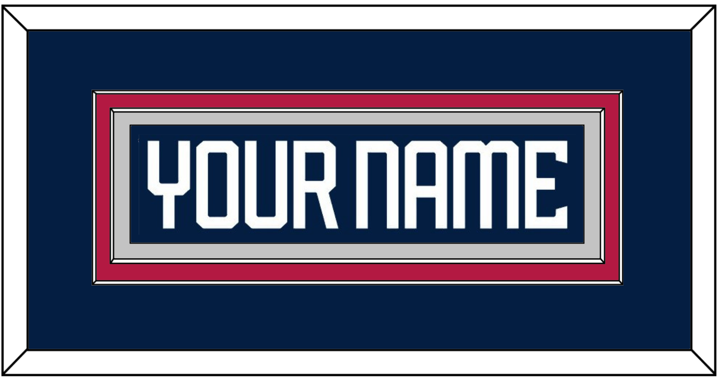 United States Men’s Hockey Nameplate - 2025 4 Nations Blue - Signature Tier 4