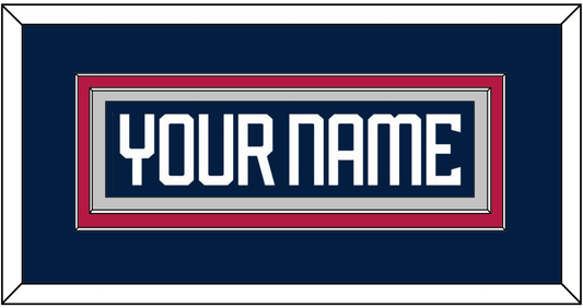 United States Men’s Hockey Nameplate - 2025 4 Nations Blue - Signature Tier 4