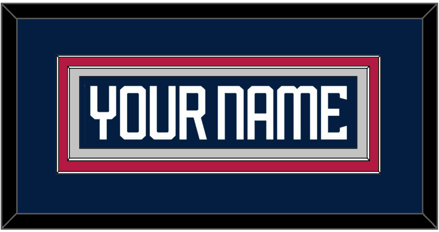 United States Men’s Hockey Nameplate - 2025 4 Nations Blue - Signature Tier 4